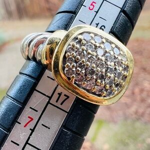 ❤️ David Yurman Noblesse Ring with Diamonds Sz 6